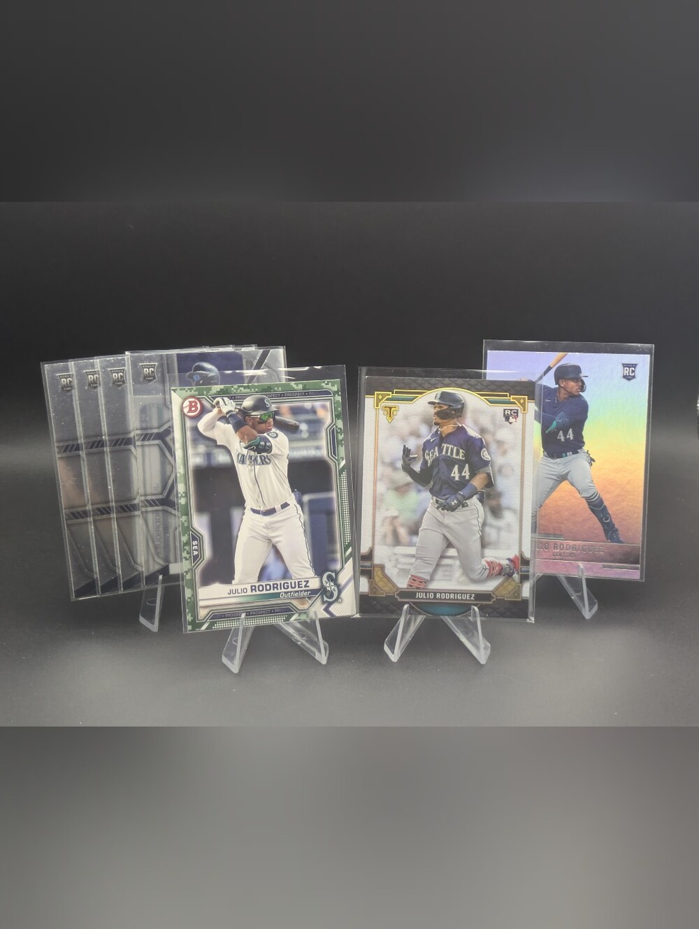 2022 Topps Triple Threads Bowman Camo Mosaic RC Elite Julio Rodriguez Rookie Lot
